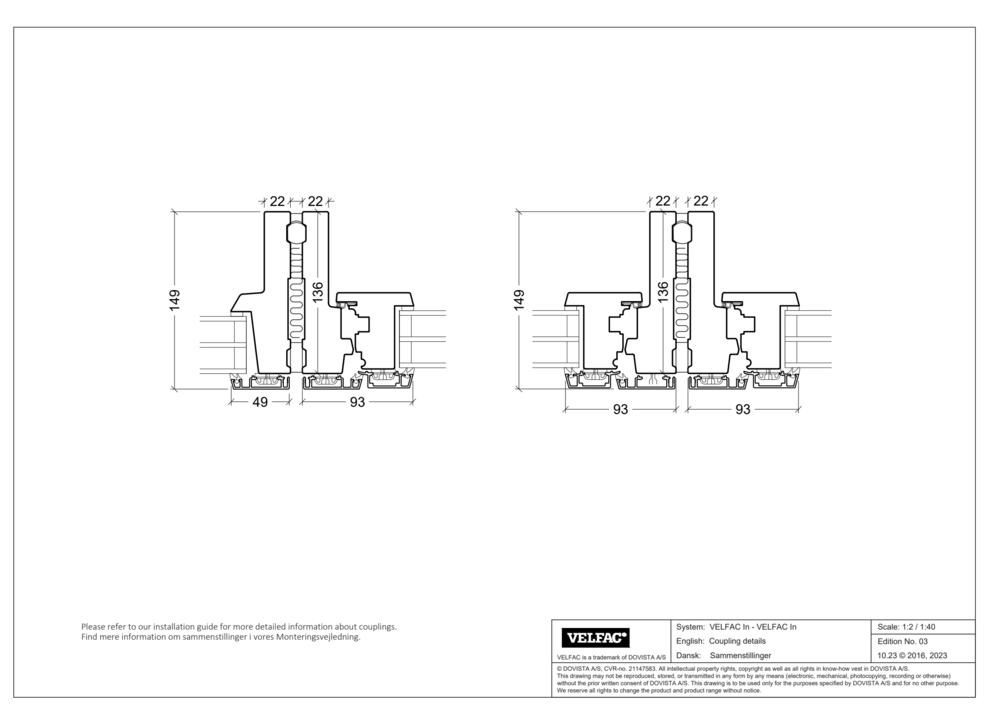 VELFAC In - VELFAC In coupling